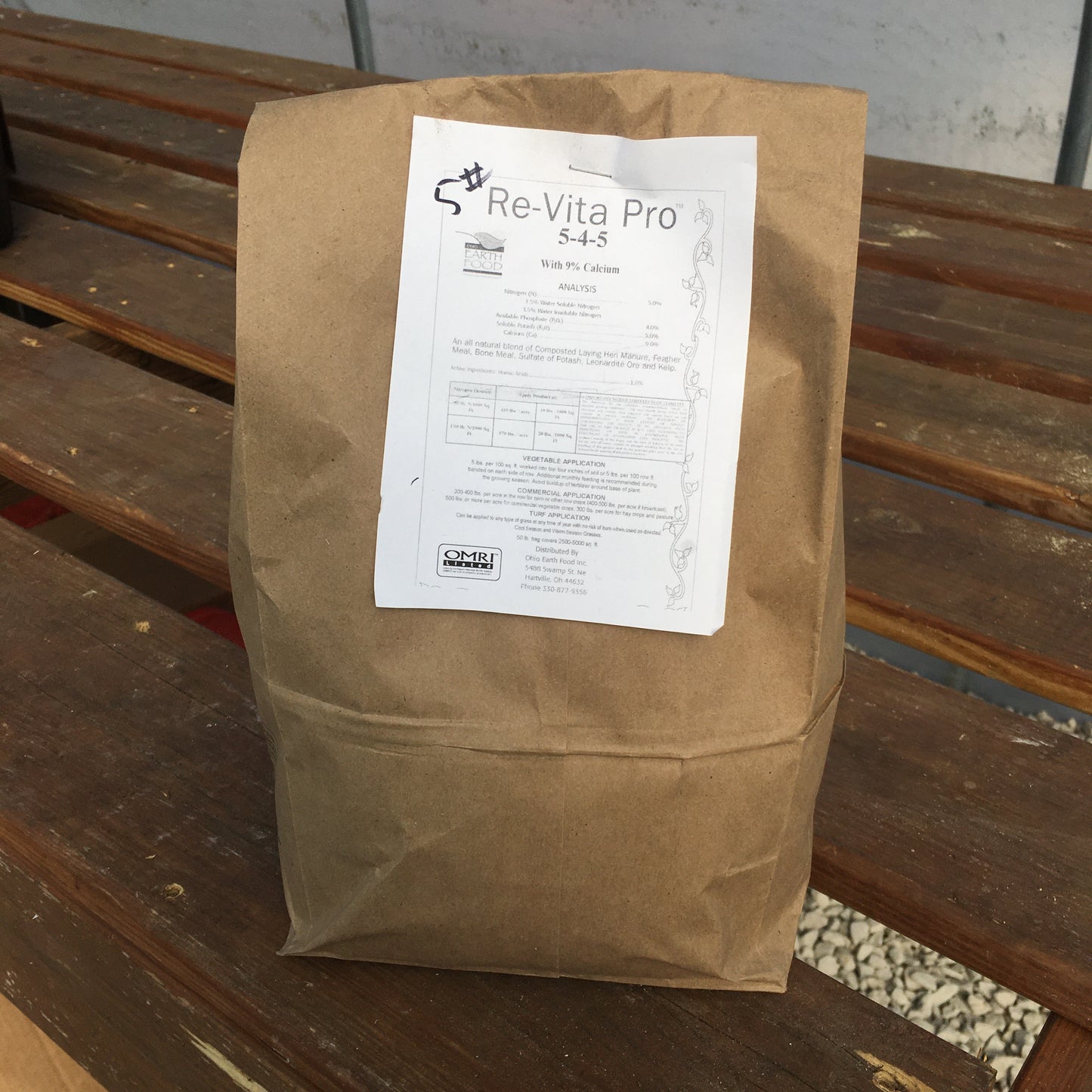 Organic Fertilizer (5-4-5 all-purpose), 5#